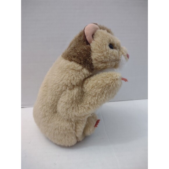 Folkmanis Hamster Plush Hand Puppet Hamster Light Tan Soft Animal Toy Folktails - Picture 3 of 6